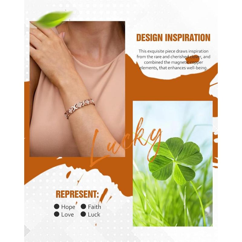 MONIQUE™ - Bracciale Elegante Magnetico in Rame
