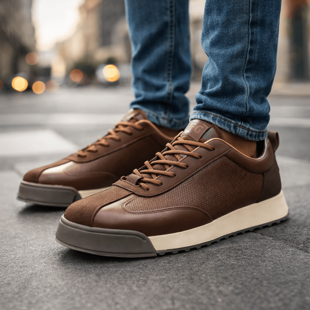 Zeno | Sneakers Casual in Pelle
