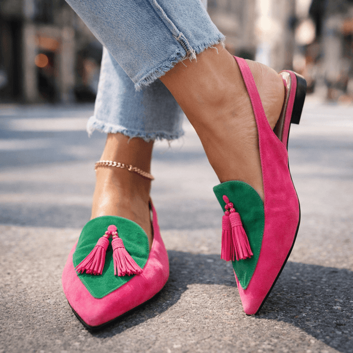 Eliza | Sandali Infradito con Nappe