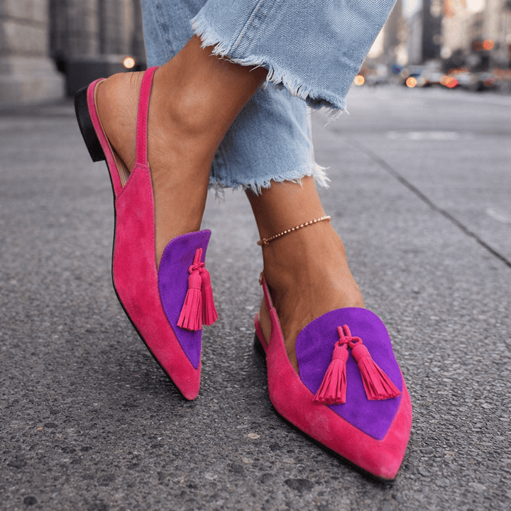 Eliza | Sandali Infradito con Nappe