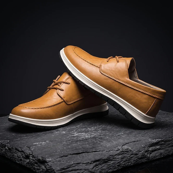 Elio | Sneakers in Pelle Tonalità Terra