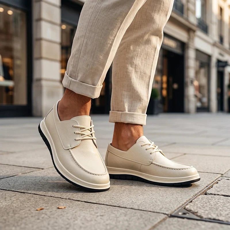 Elio | Sneakers in Pelle Tonalità Terra