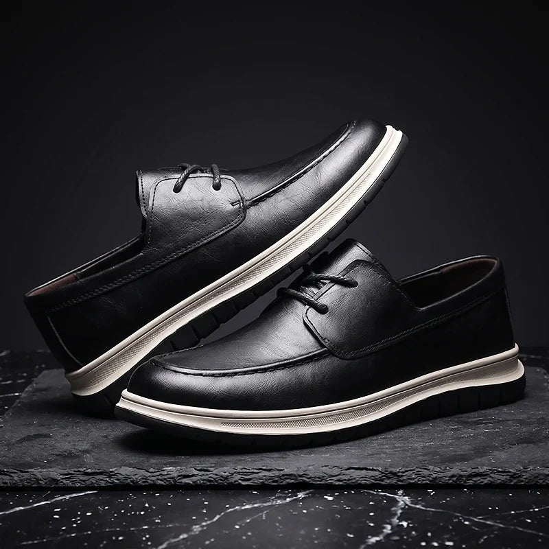 Elio | Sneakers in Pelle Tonalità Terra
