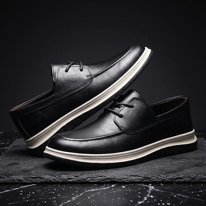 Elio | Sneakers in Pelle Tonalità Terra