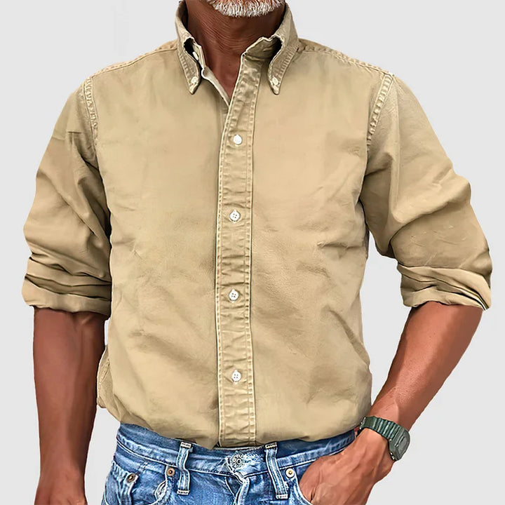 Stephen | Camicia essenziale a maniche lunghe