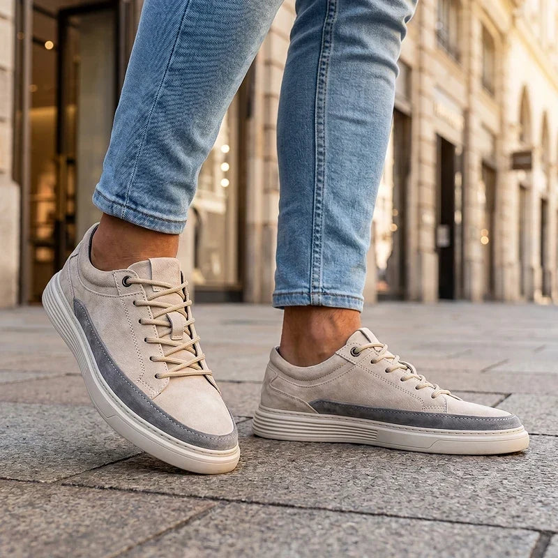 Enzo | Sneakers Camoscio Premium Ammortizzate