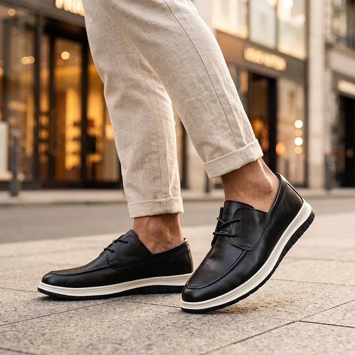 Elio | Sneakers in Pelle Tonalità Terra