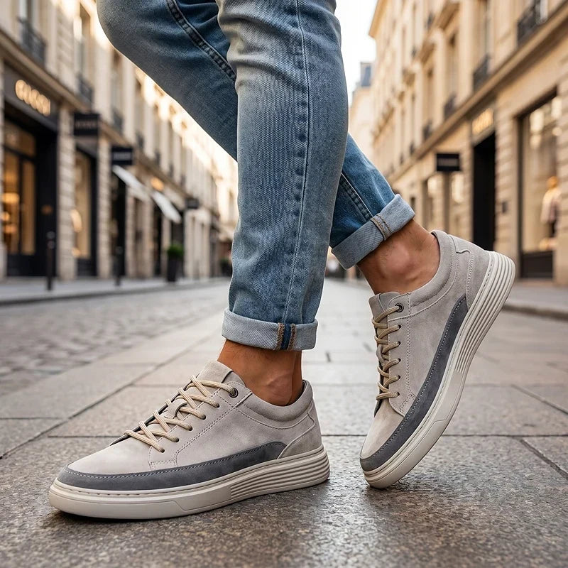 Enzo | Sneakers Camoscio Premium.