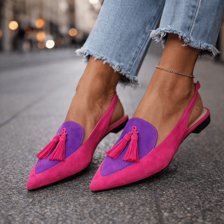 Eliza | Sandali Infradito con Nappe