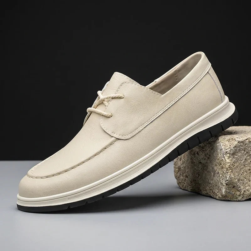 Elio | Sneakers in Pelle Tonalità Terra