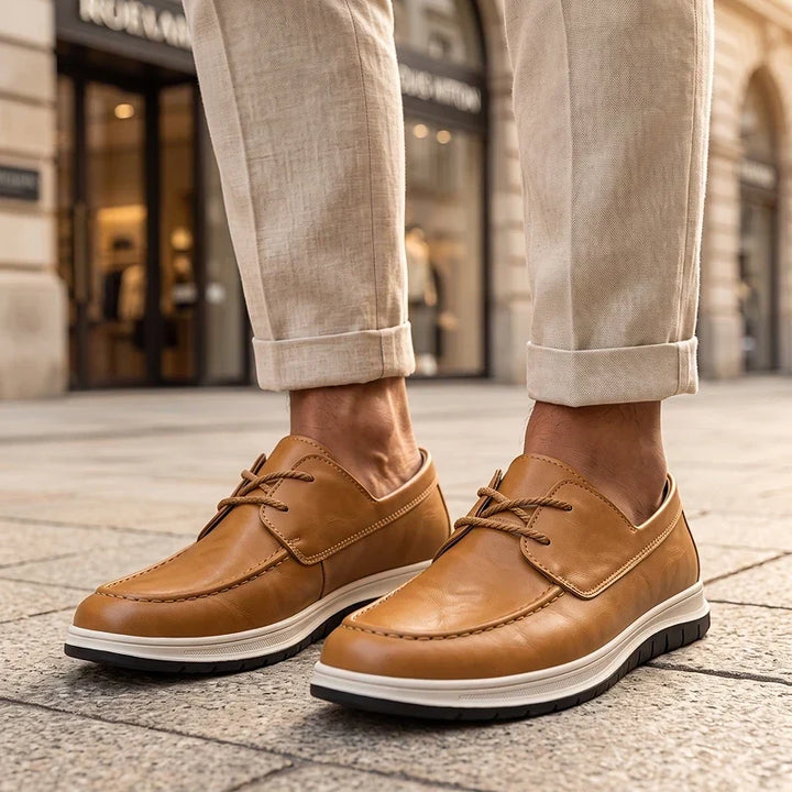 Elio | Sneakers in Pelle Tonalità Terra