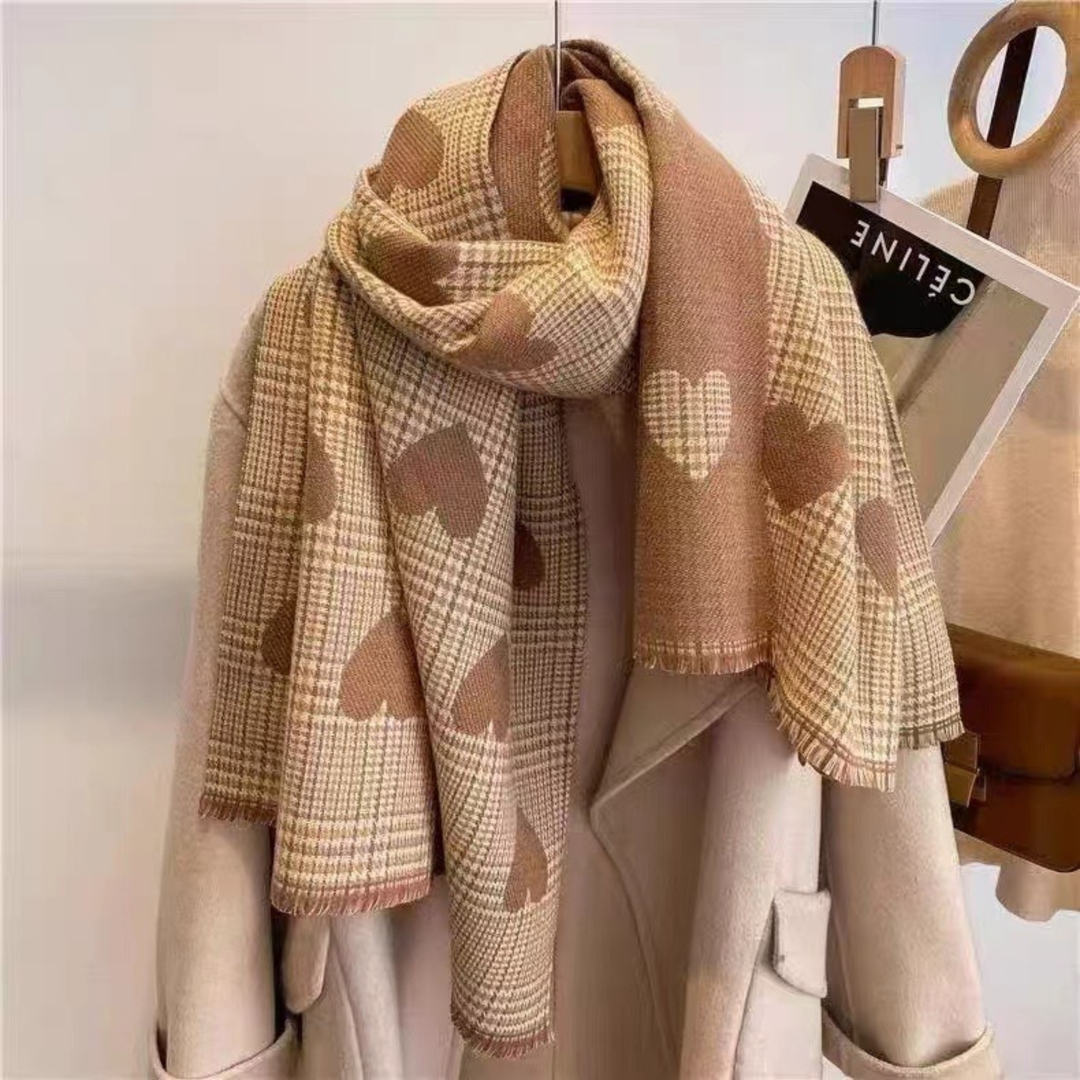 ZOLANI™ - Sciarpa a Quadri Calda e Comoda con Nappe a Doppio Lato