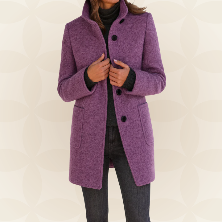 Anna | Cappotto a collo alto