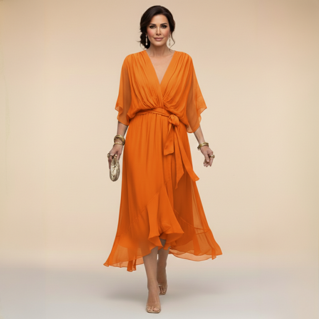 Monica | Abito con scollo a V