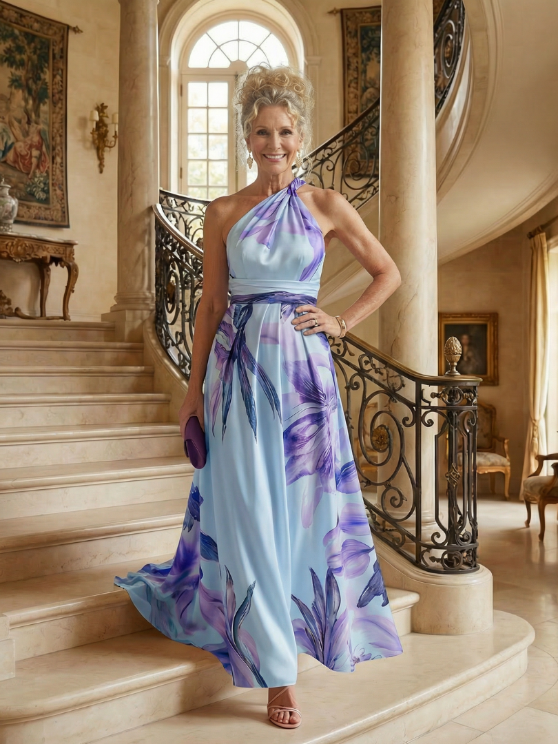 Maxi abito floreale leggero Amiel™