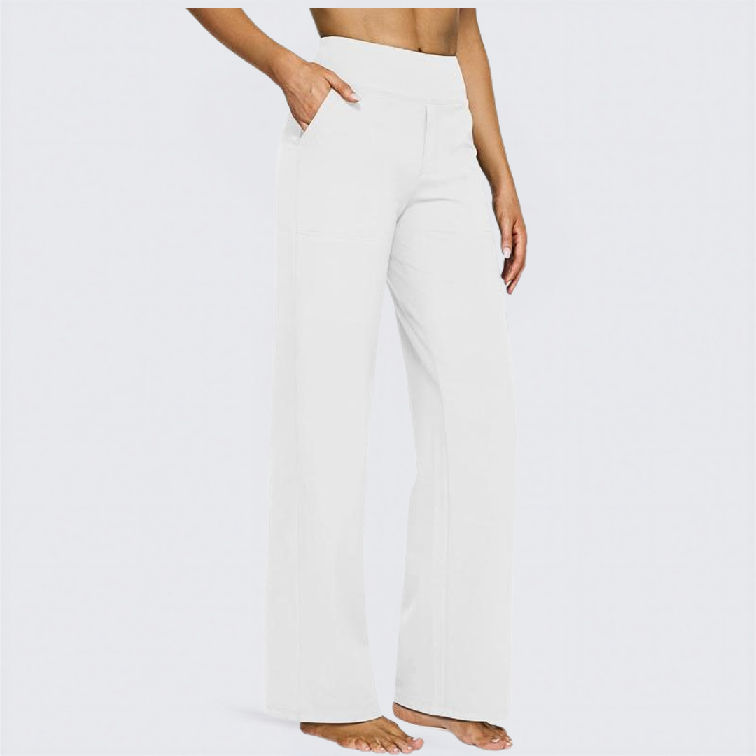 WHITNEY™ - Comodi pantaloni a vita alta a gamba larga per Yoga e attività all'aperto