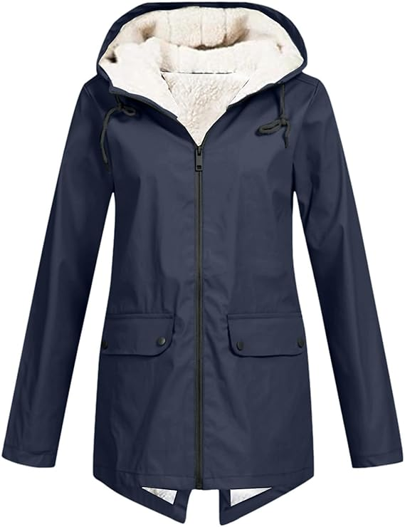 AMELIA™ | Felpa in morbido pile con zip e cappuccio