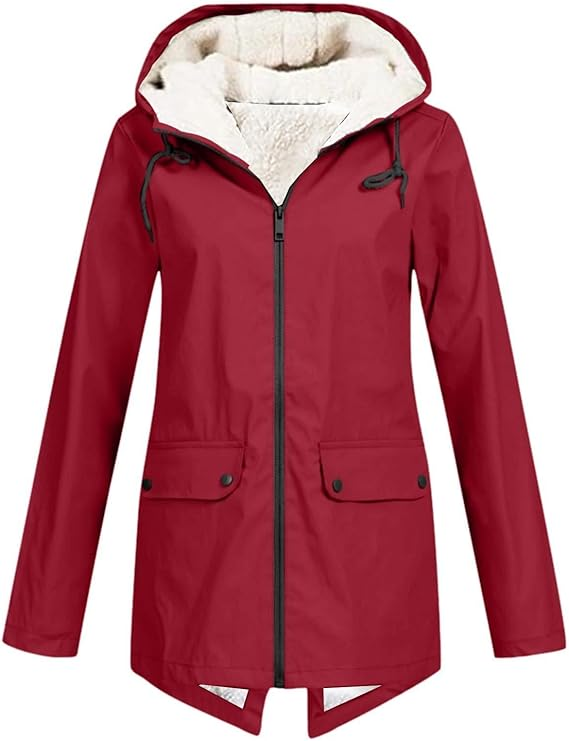 AMELIA™ | Felpa in morbido pile con zip e cappuccio