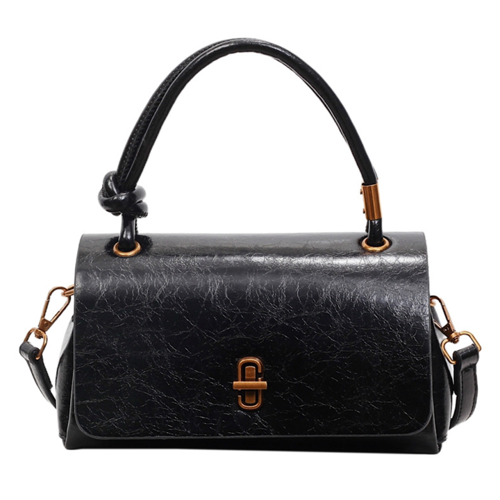 CAMILLE™ – Glossy Oil-Wax Satchel Bag