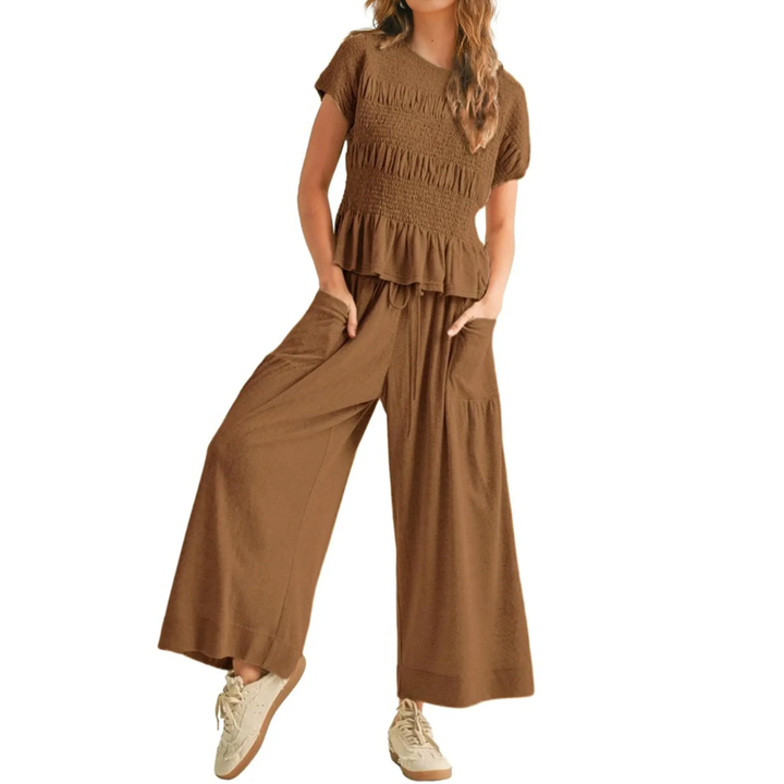 PETRA™ – Pantaloni Harem Patchwork di Ispirazione Britannica