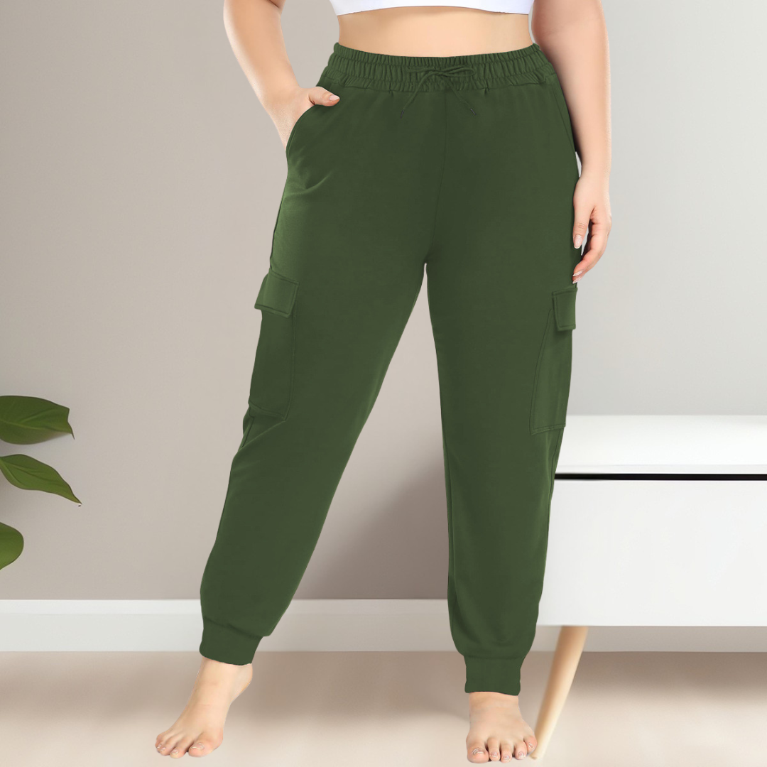 XEXILIA™ - Pantaloni Cargo Casual a Vita Alta Taglie Forti