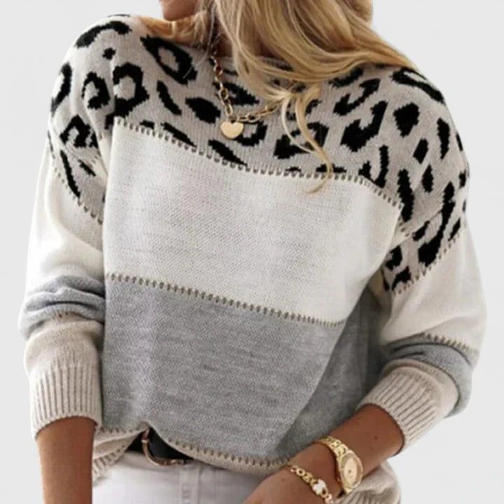 Marizelina | Elegant Leopard Sweater