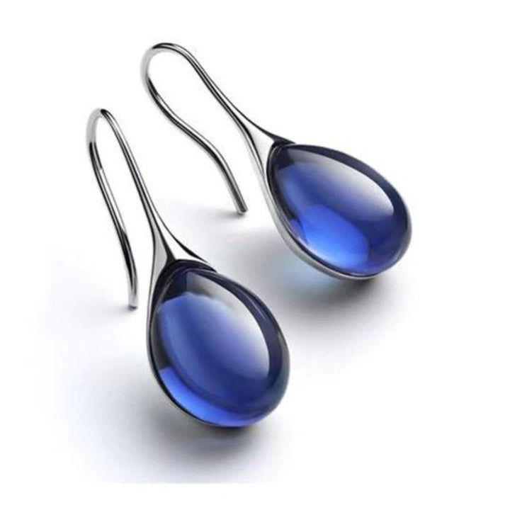 ROMY™ - Orecchini pendenti con cristalli in oro e argento