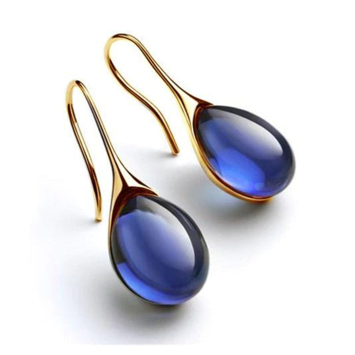 ROMY™ - Orecchini pendenti con cristalli in oro e argento