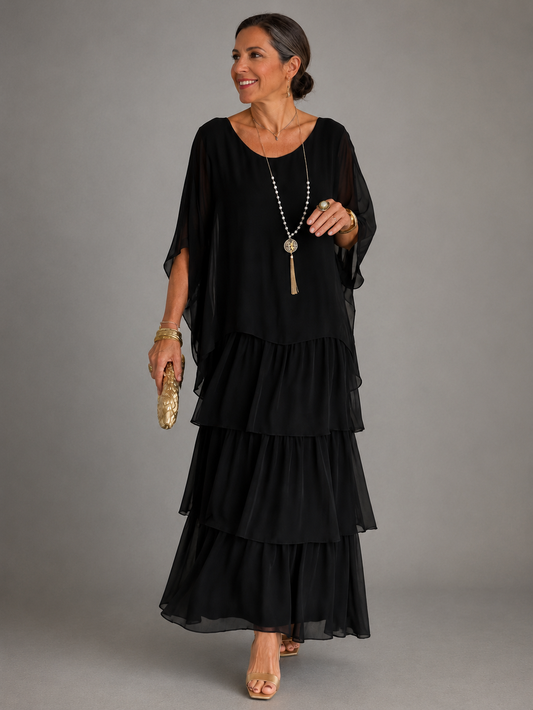 Matilda | Elegant Flowing Maxi Dress
