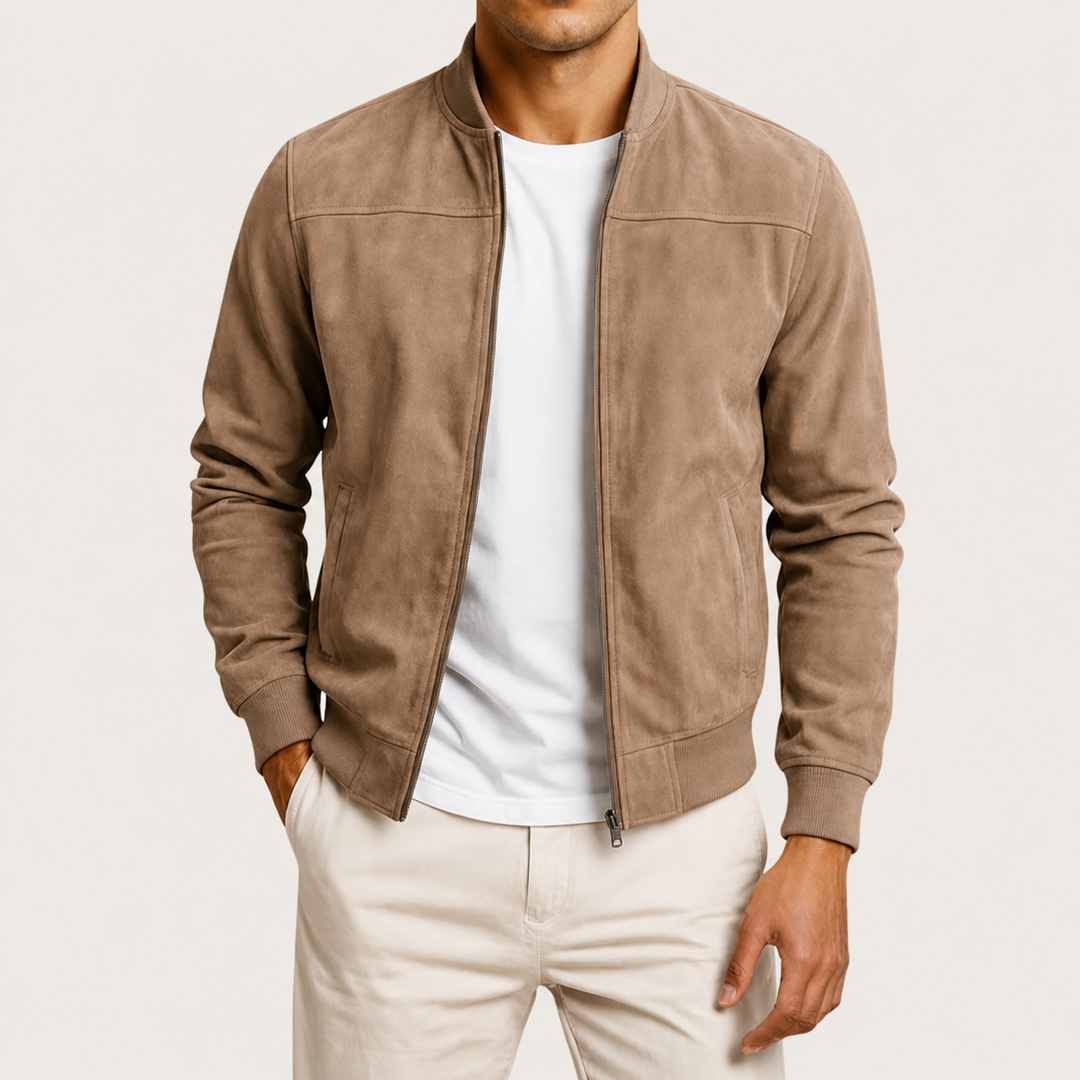 Kenneth | Giacca effetto camoscio