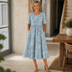 Audrey | Relaxed Floral Midi Dress