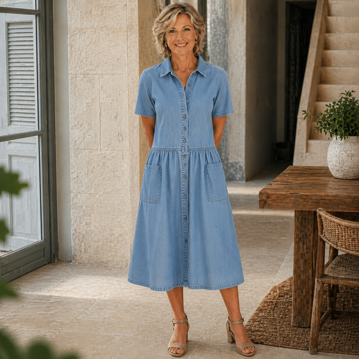 Emma | Vestito in Denim per Tutti i Giorni