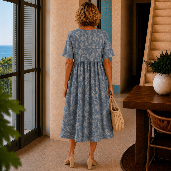 Rose | Relaxed Floral Midi Dress
