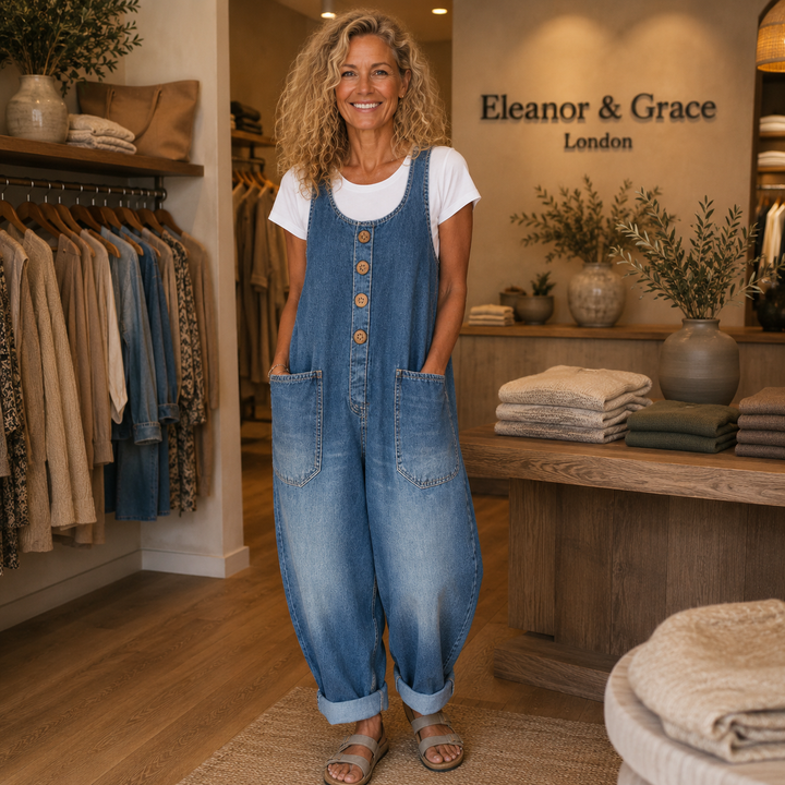 Harper™ | Tuta intera vintage in denim