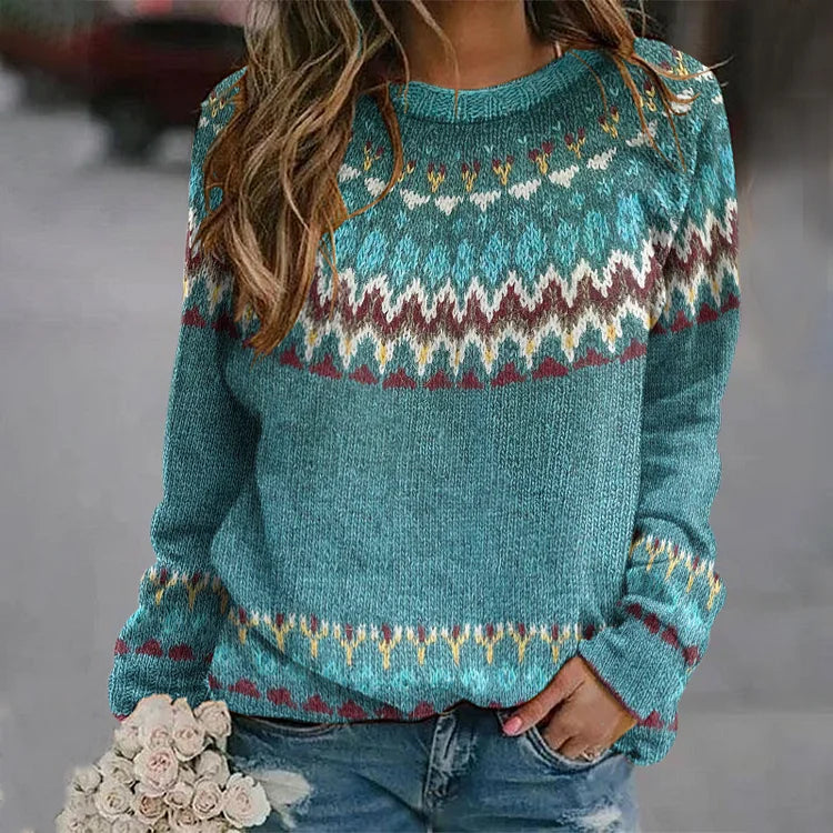 FINLEY™ | Maglione in maglia Boho Wave