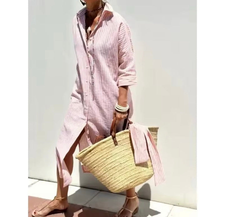 Skylar | Abito a camicia a righe