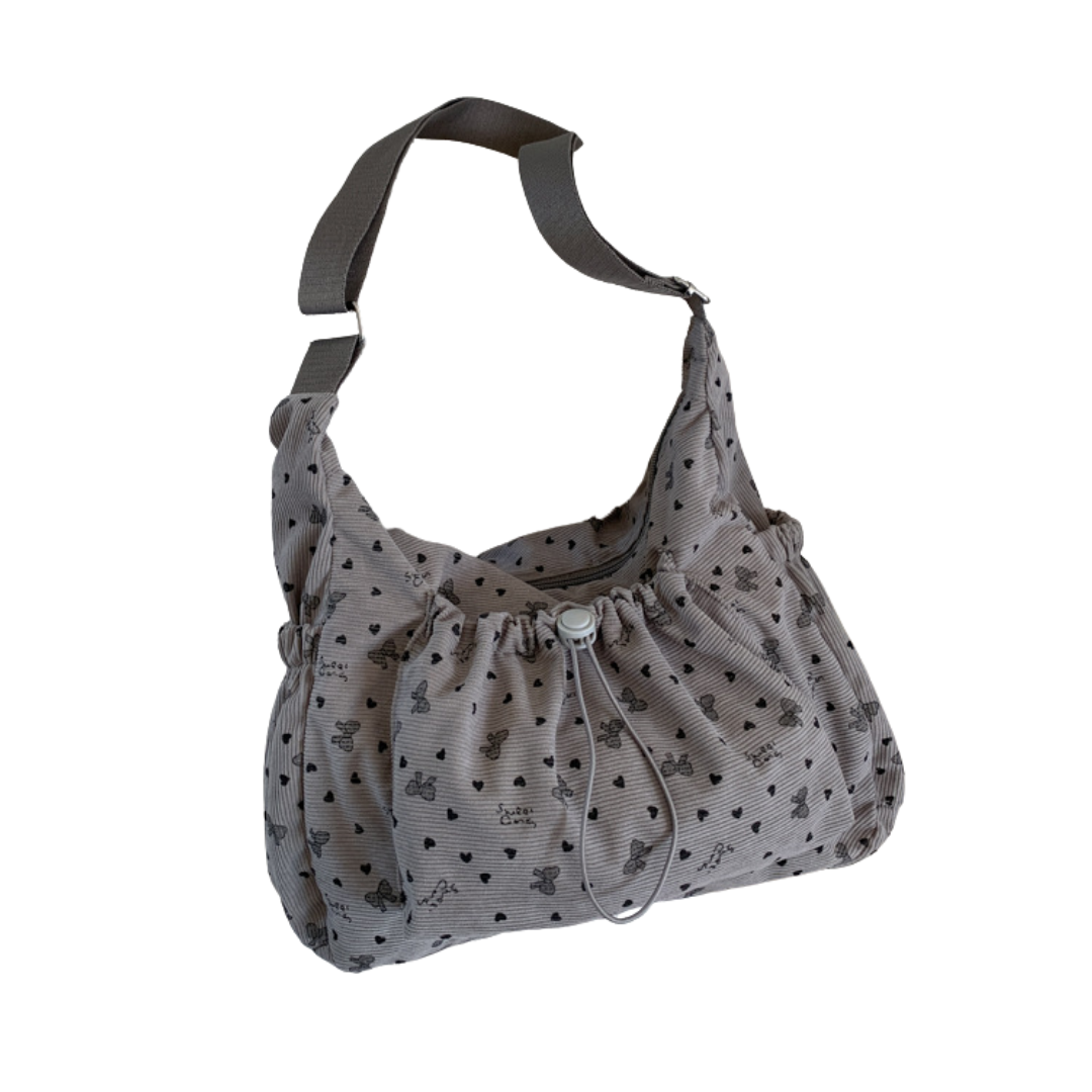 HARLOW™ – Plaid Drawstring Cloud Hobo Bag