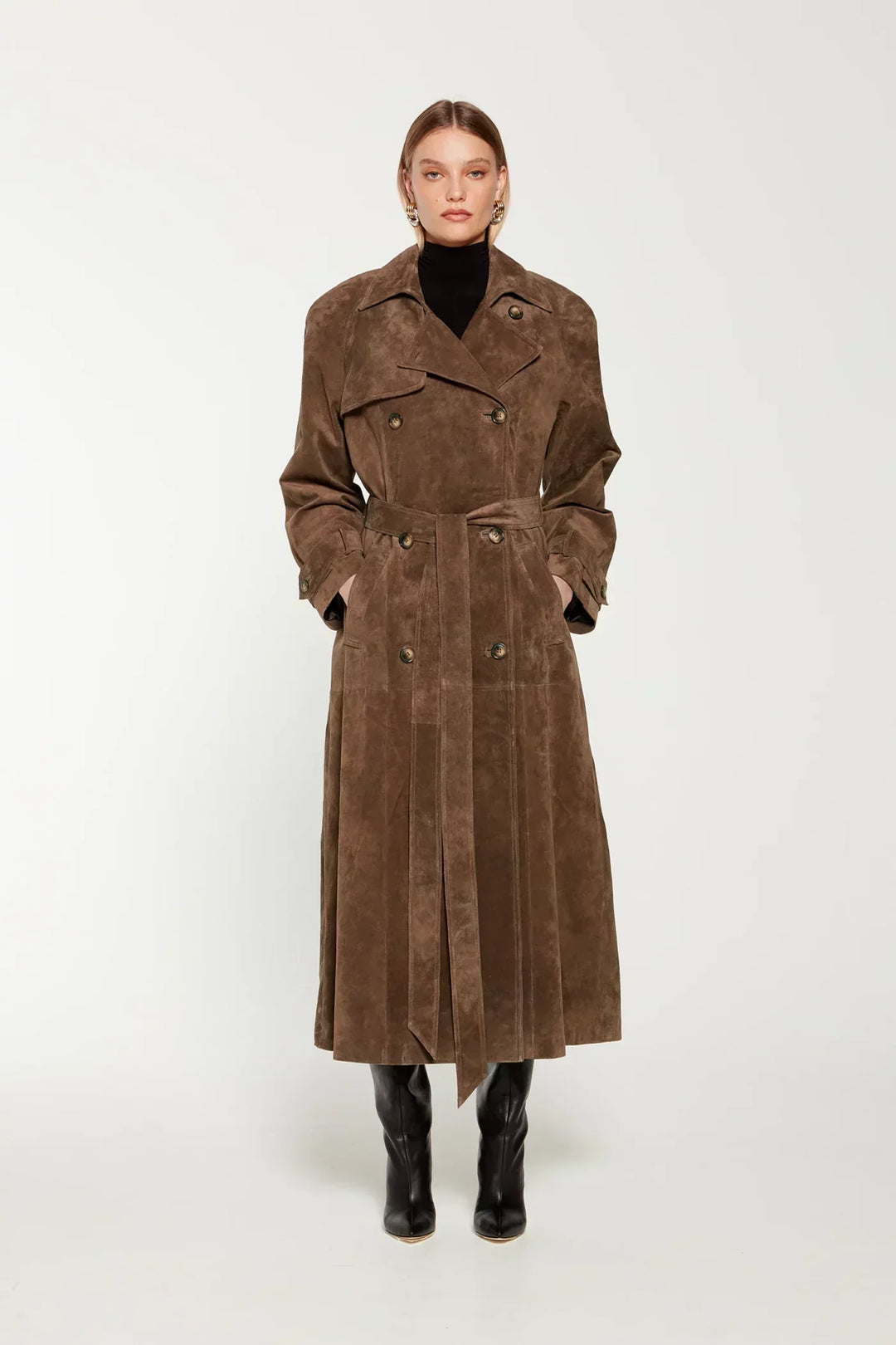CHANTAL™ - Trench classico con cintura