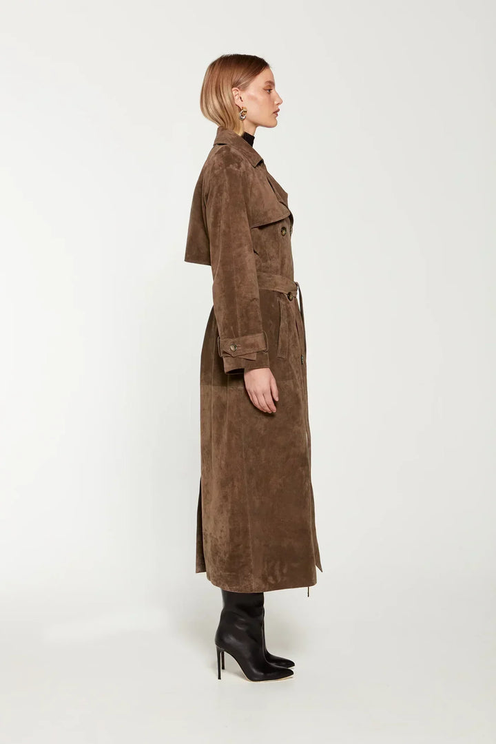 CHANTAL™ - Trench classico con cintura