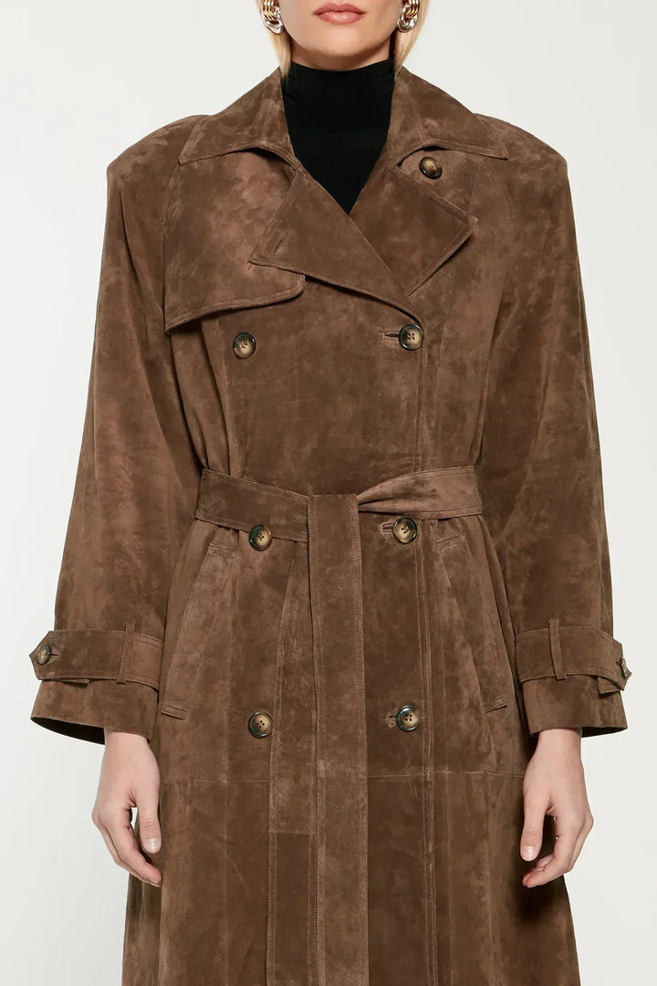 CHANTAL™ - Trench classico con cintura
