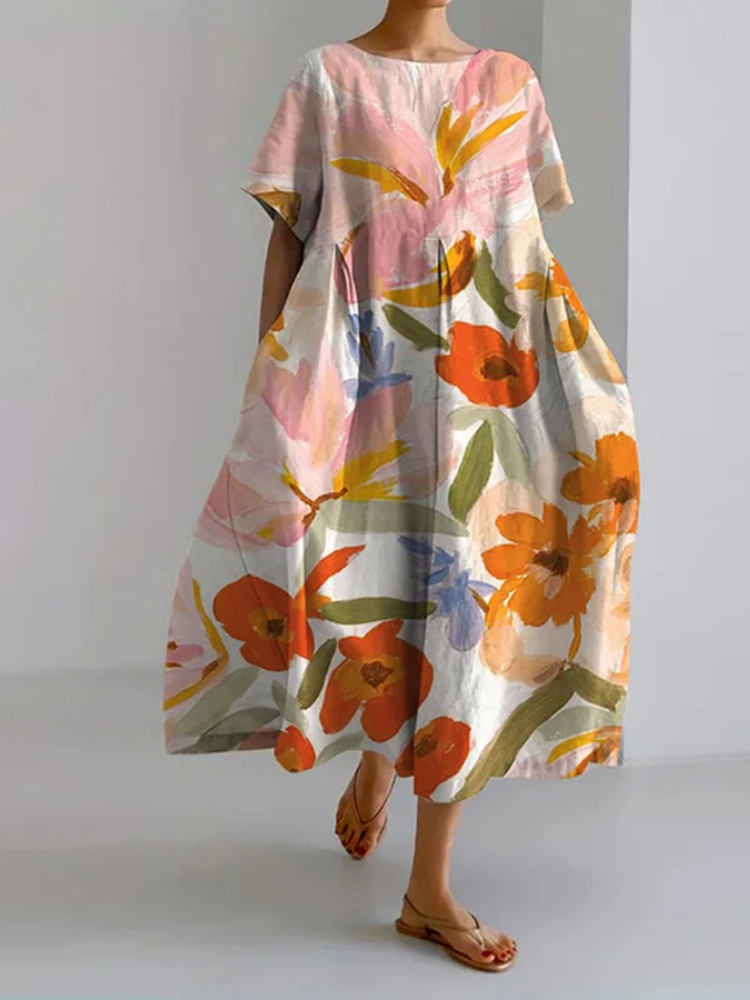 Vestito estivo floreale Valeno