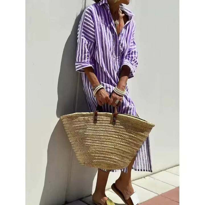 Skylar | Abito a camicia a righe