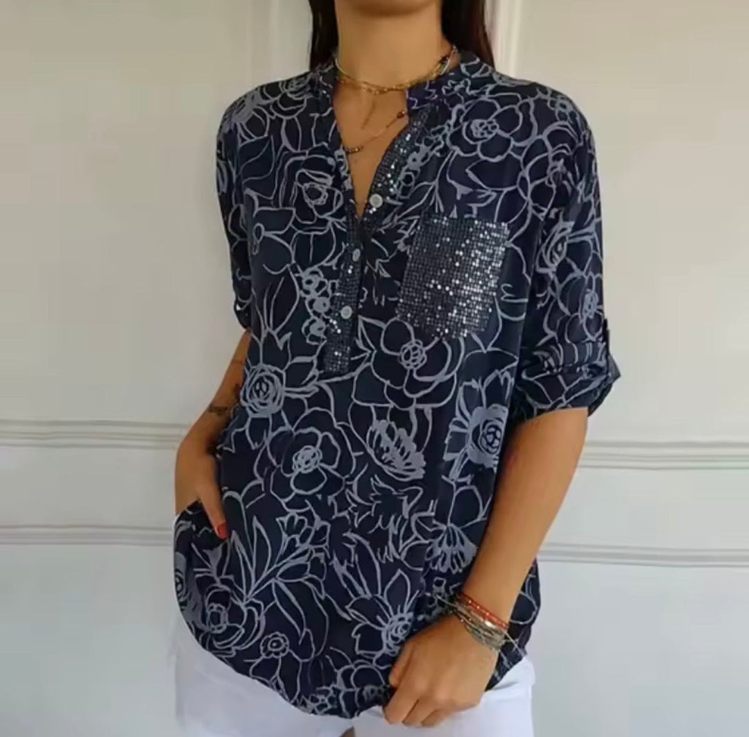 Avery | Elegante Blusa con Taschino