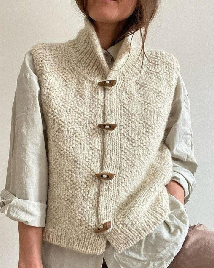 IVY™ - Cardigan Classico Senza Maniche