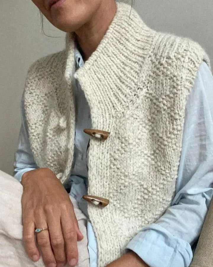 IVY™ - Cardigan Classico Senza Maniche