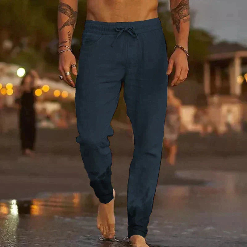 Mateo | Pantaloni Lino Spiaggia
