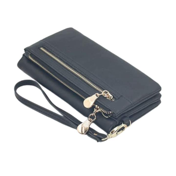 WINIFRED™ – Vintage Zip-Around Mini Wristlet Wallet