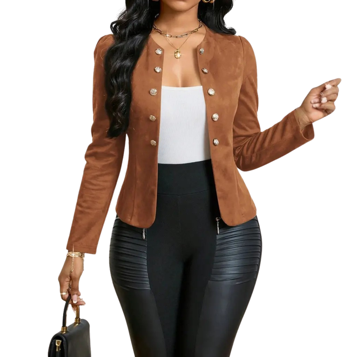 CAMILLE™ – Giacca Blazer doppiopetto aderente