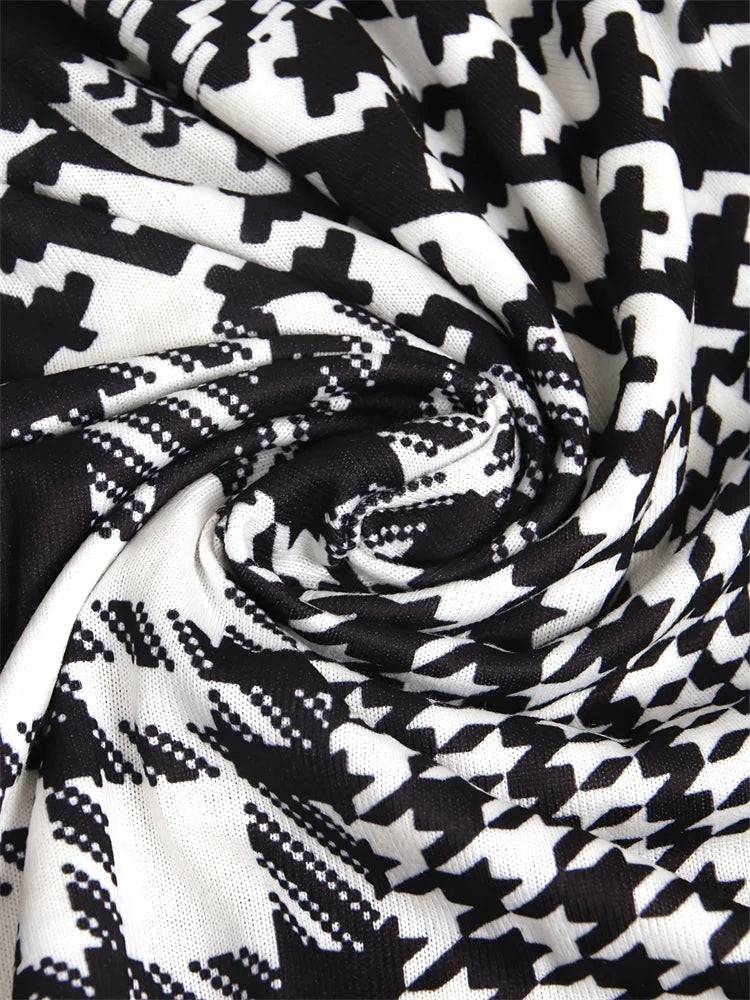LEONA™ | Cardigan Elegante con Stampa Geometrica
