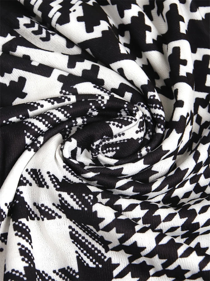 LEONA™ | Cardigan Elegante con Stampa Geometrica